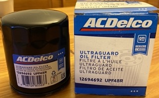 Filtro de aceite ACDelco 12694692 UPF48R Heavy Duty