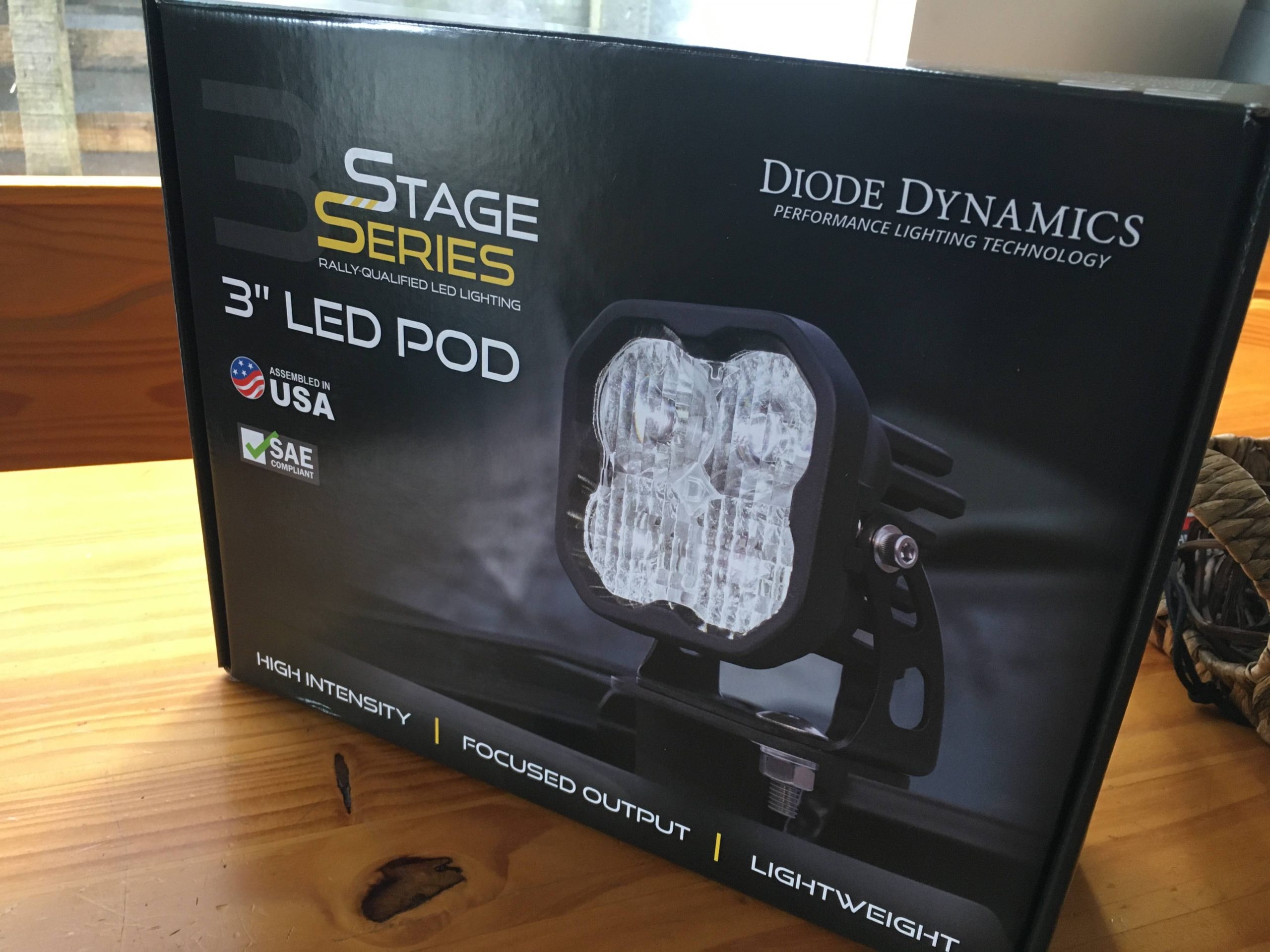 Diode Dynamics SS3 LED Pod 3″  Sport AMBAR