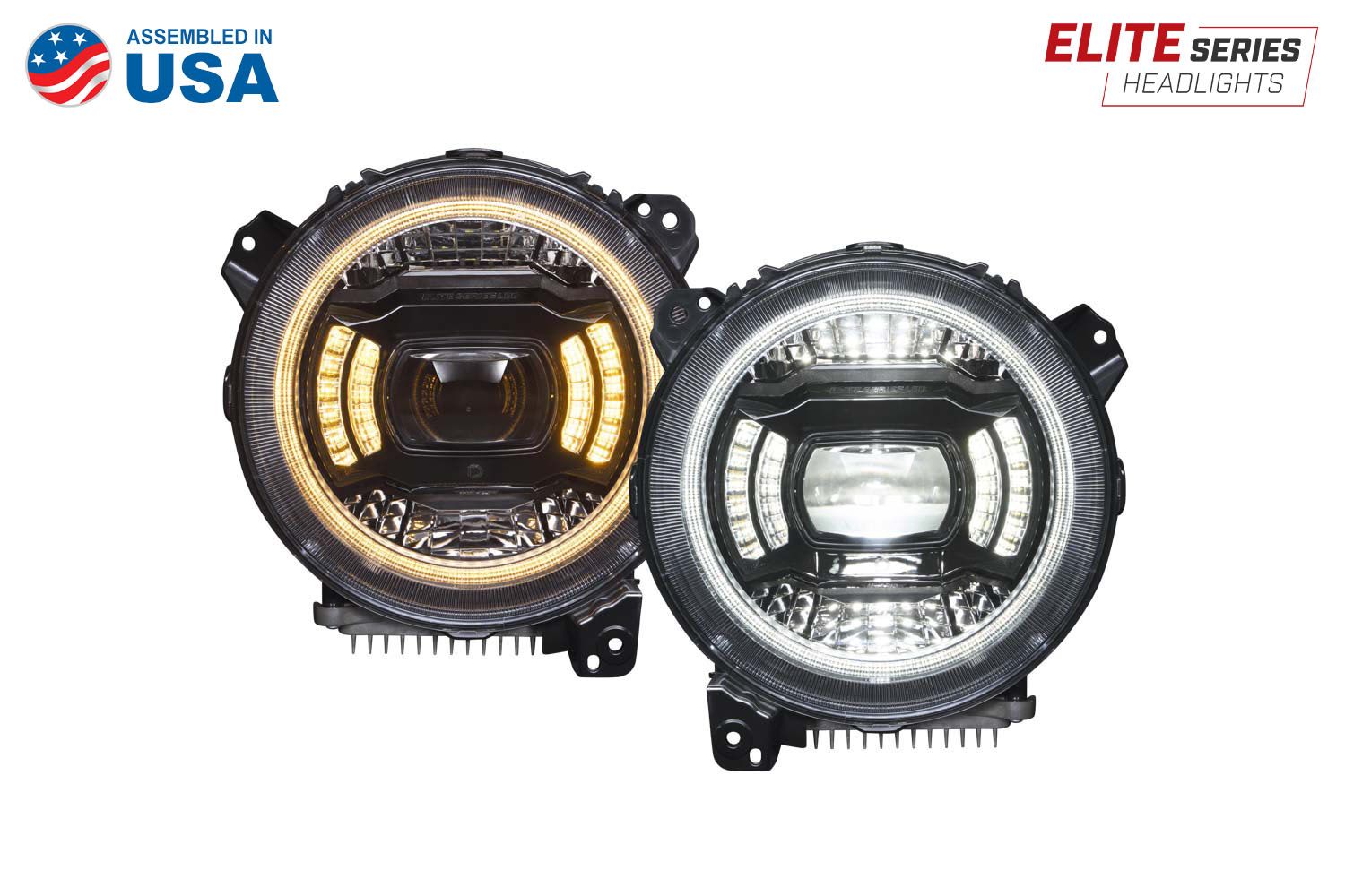 Opticos Diode Dynamics para Jeep Wrangler JL 2018-2023 Serie ELITE (Modelos Elite o Elite Max)