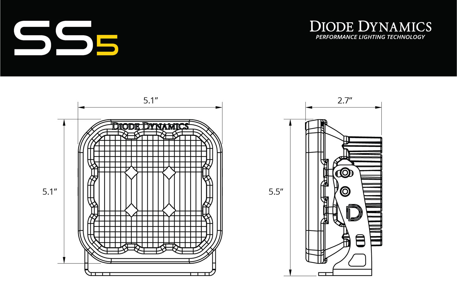 Diode Dynamics SS5 LED Pod. (PAR)