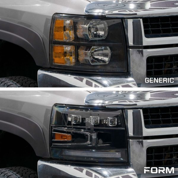 Opticos LED Chevrolet Silverado 2007-2013, proyector (par) - Imagen 6