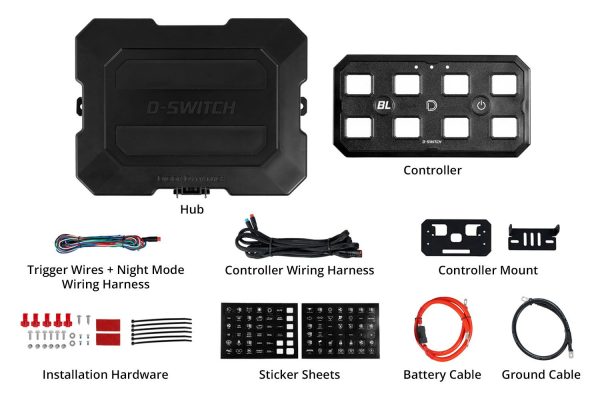 Panel de interruptores de 8 canales D-Switch de Diode Dynamics - Imagen 3