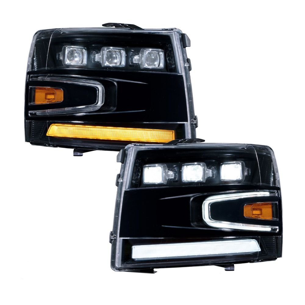 Opticos LED Chevrolet Silverado 2007-2013, proyector (par)