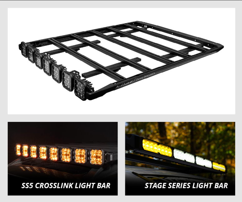Rack de Techo Kuat DEK con Iluminación Integrada Diode Dynamics – Toyota 4Runner 2010 - 2024 - Imagen 3