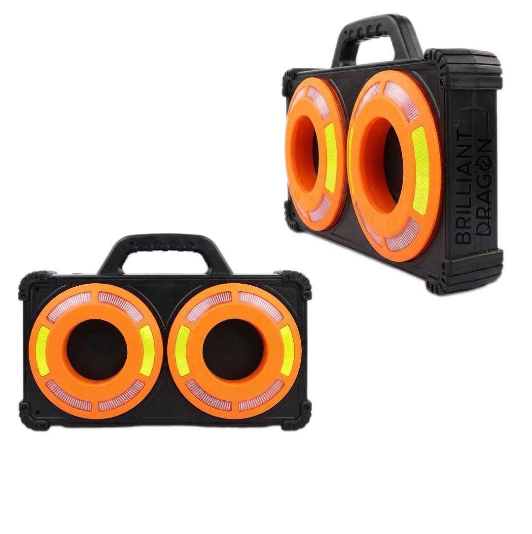 Kit 4 Anillos LED secuenciales recargables para conos de seguridad / transito - Imagen 9